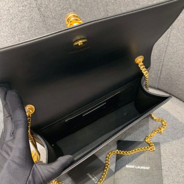 Saint Laurent Monogram Kate Tassel Satchel - Smooth Calfskin Medium - Image 7