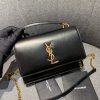 Best Replicas Bags - Saint Laurent Sunset Smooth Leather Chain Wallet Replica Shop For Best Louis Vuitton LV Replica Bags With Cheap Price