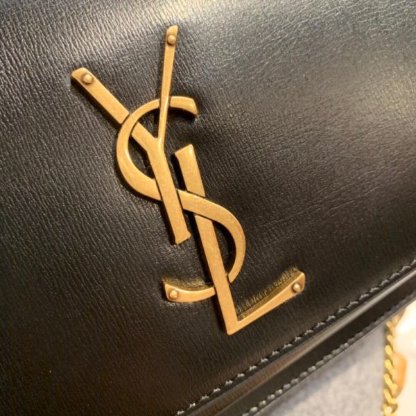 Saint Laurent Sunset Smooth Leather Chain Wallet Replica - Image 9
