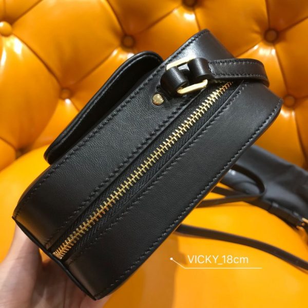 Saint Laurent Vicky Quilted Lambskin Replica Camera Bag - Image 5