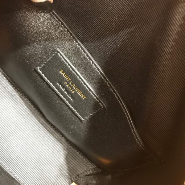 Saint Laurent Vicky Quilted Lambskin Replica Camera Bag - Image 8