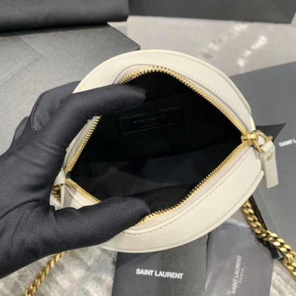 Saint Laurent Vinyle Chevron-Quilted Leather Camera Bag Replica - Image 5