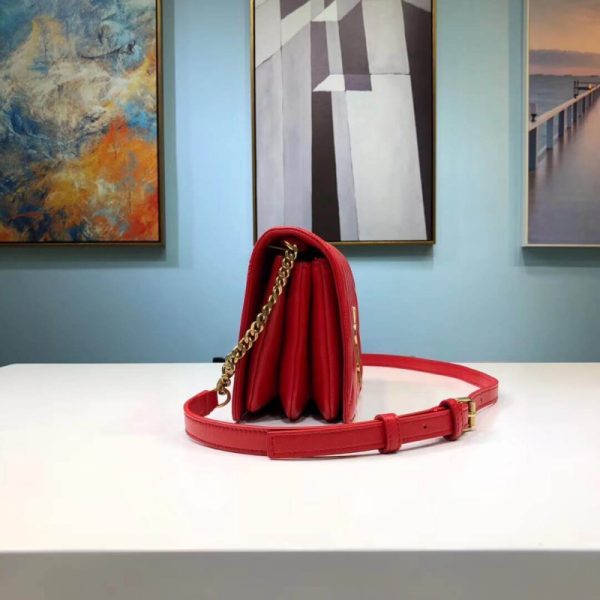 Saint Laurent YSL Angie Chain Bag - Quilted Lambskin Replica - Image 4
