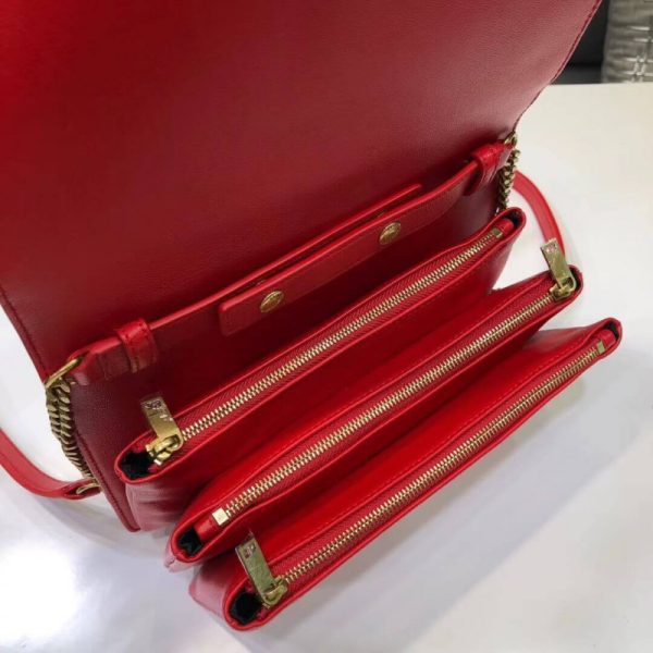 Saint Laurent YSL Angie Chain Bag - Quilted Lambskin Replica - Image 8