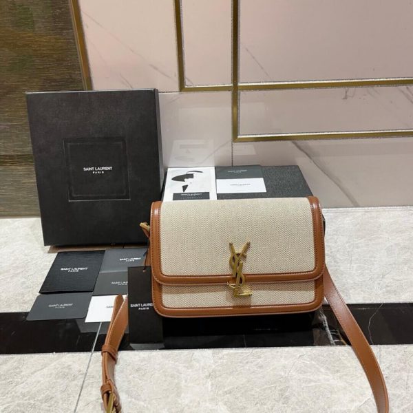 Saint Laurent YSL Solferino Medium Canvas Crossbody Replica - Image 3