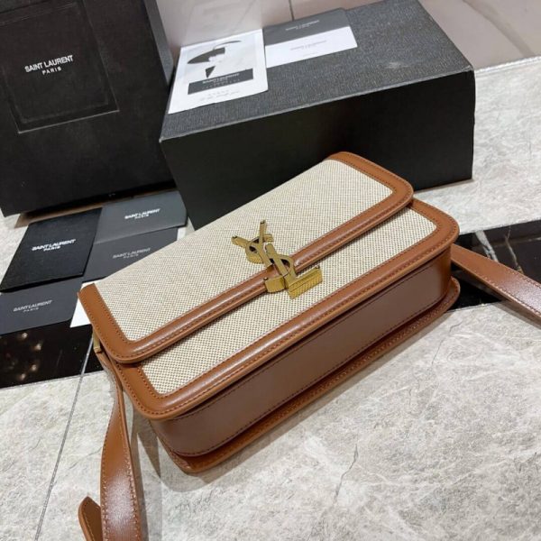 Saint Laurent YSL Solferino Medium Canvas Crossbody Replica - Image 5