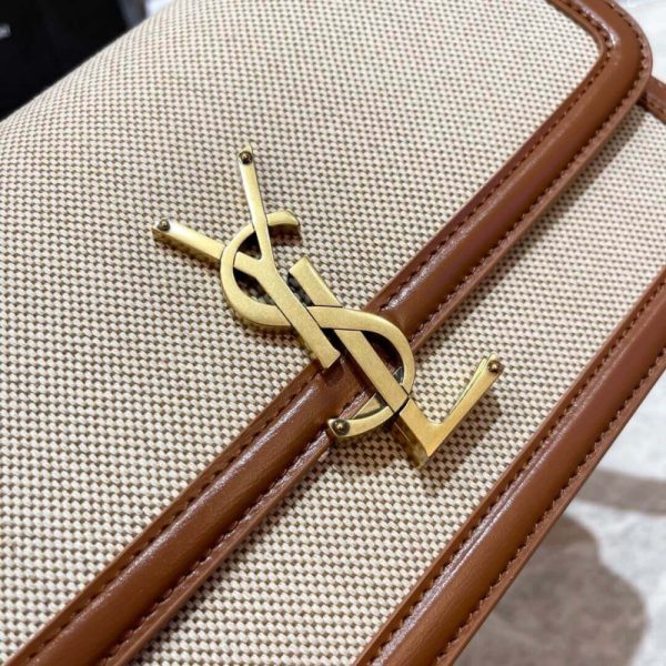 Saint Laurent YSL Solferino Medium Canvas Crossbody Replica - Image 6