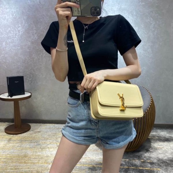 Saint Laurent YSL Solferino Medium Leather Satchel Replica - Image 4