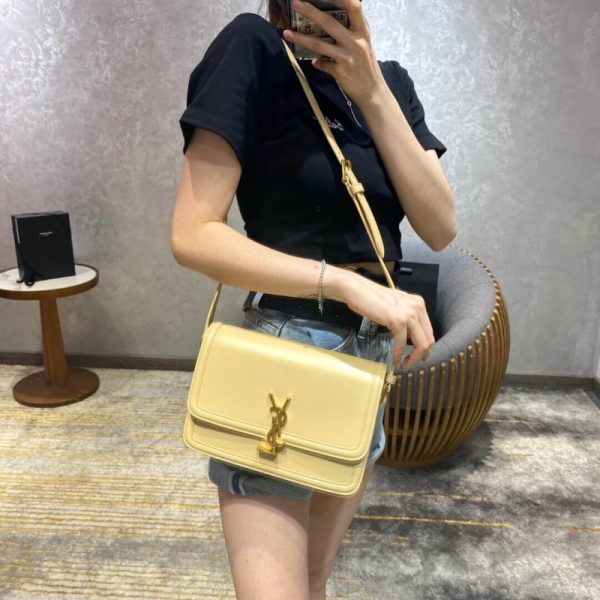 Saint Laurent YSL Solferino Medium Leather Satchel Replica - Image 5