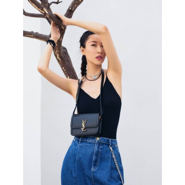 Replica YSL Solferino Small Satchel in Box Leather 634306 - Image 2