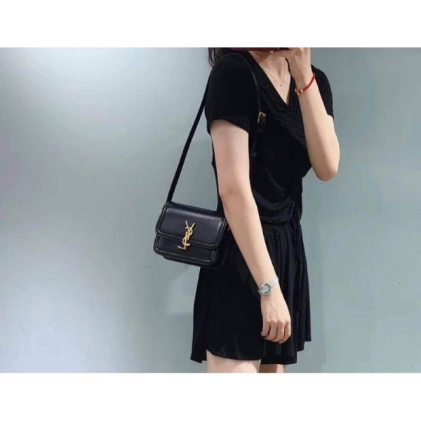 Replica YSL Solferino Small Satchel in Box Leather 634306 - Image 4