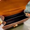 Best Replicas Bags - Replica YSL Cassandra Mini Bag - Caiman Leather, Brown Shop For Best Louis Vuitton LV Replica Bags With Cheap Price