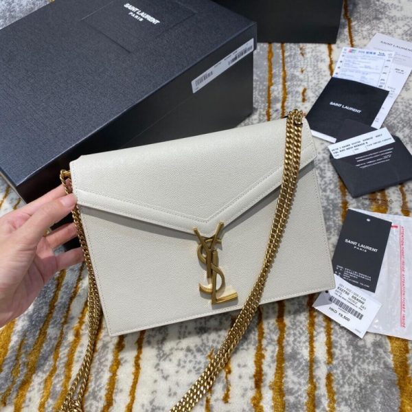 Replica YSL Cassandra Monogram Grain Leather Clasp Bag - Image 2