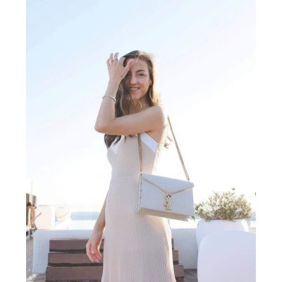 Replica YSL Cassandra Monogram Grain Leather Clasp Bag