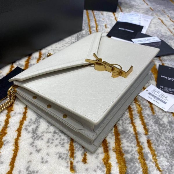 Replica YSL Cassandra Monogram Grain Leather Clasp Bag - Image 7