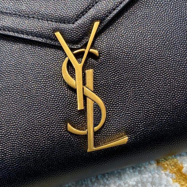 YSL Replica Cassandra Wallet On Chain - Grain Leather - Image 8