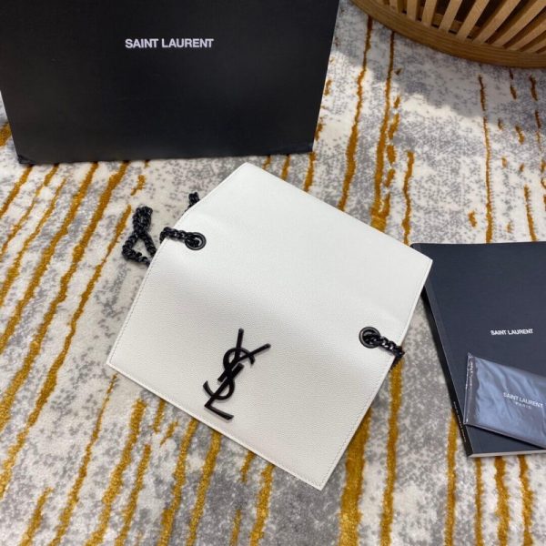 YSL Kate Chain Bag - 20cm Grain Leather Replica - Image 12