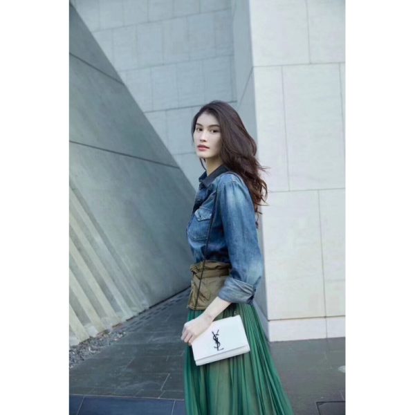 YSL Kate Chain Bag - 20cm Grain Leather Replica - Image 3