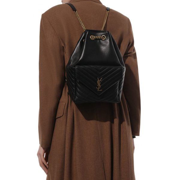Replica YSL Joe Backpack - Black Lambskin 672609 - Image 2