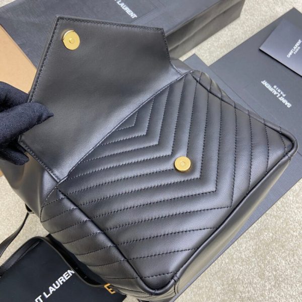 Replica YSL Joe Backpack - Black Lambskin 672609 - Image 13