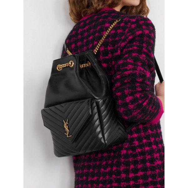 Replica YSL Joe Backpack - Black Lambskin 672609 - Image 5