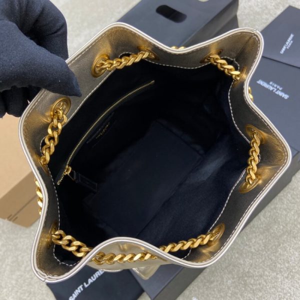 Replica YSL Joe Backpack in Champagne Gold Lambskin - Image 14