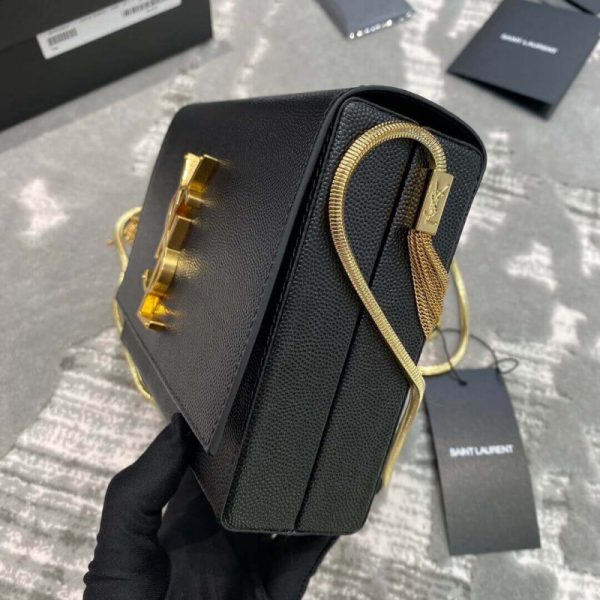 Replica YSL Kate Box Bag in Grain Leather 593122 - Image 7