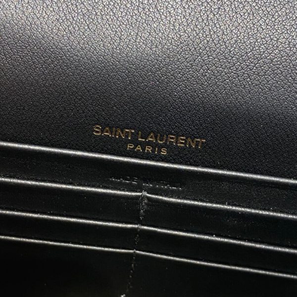 Replica YSL Kate Chain Wallet - Crocodile Embossed Leather - Image 12