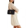 Best Replicas Bags - Replica YSL Kate Medium Tassel Leather Bag in Black Shop For Best Louis Vuitton LV Replica Bags With Cheap Price