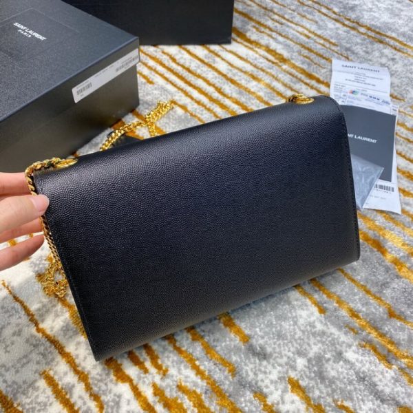 Replica YSL Kate Medium Tassel Leather Bag in Black - Image 4