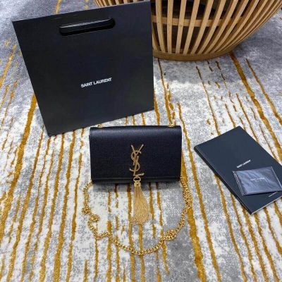 Replica YSL Kate Small Tassel Grain Leather Bag 474366