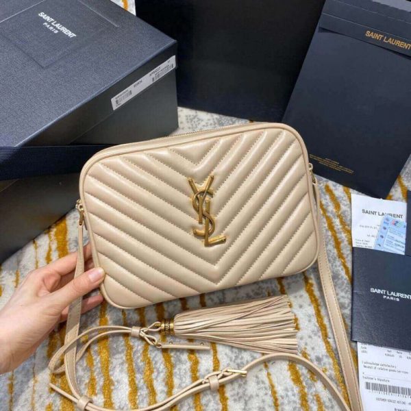Replica YSL Quilted Leather Lou Camera Bag - Image 4