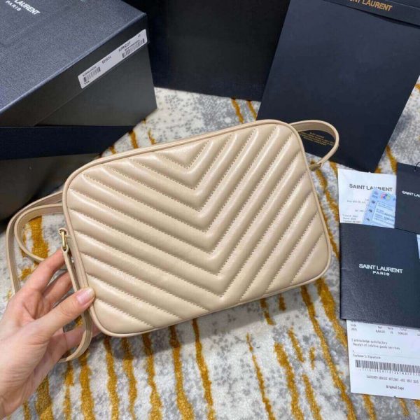 Replica YSL Quilted Leather Lou Camera Bag - Image 5