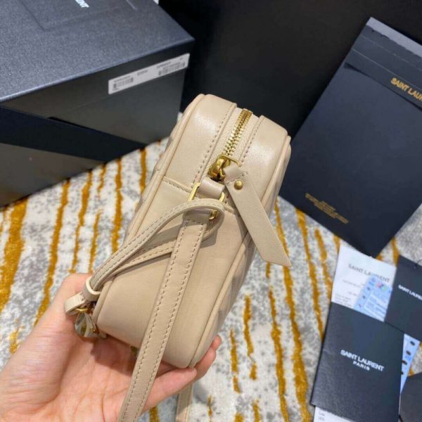 Replica YSL Quilted Leather Lou Camera Bag - Image 6