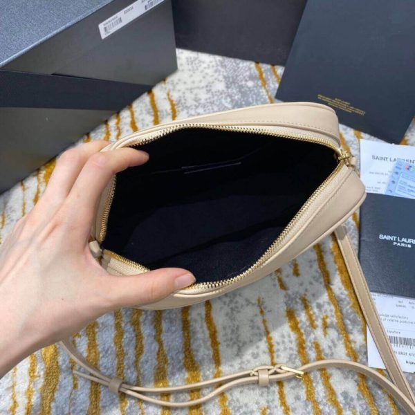 Replica YSL Quilted Leather Lou Camera Bag - Image 9
