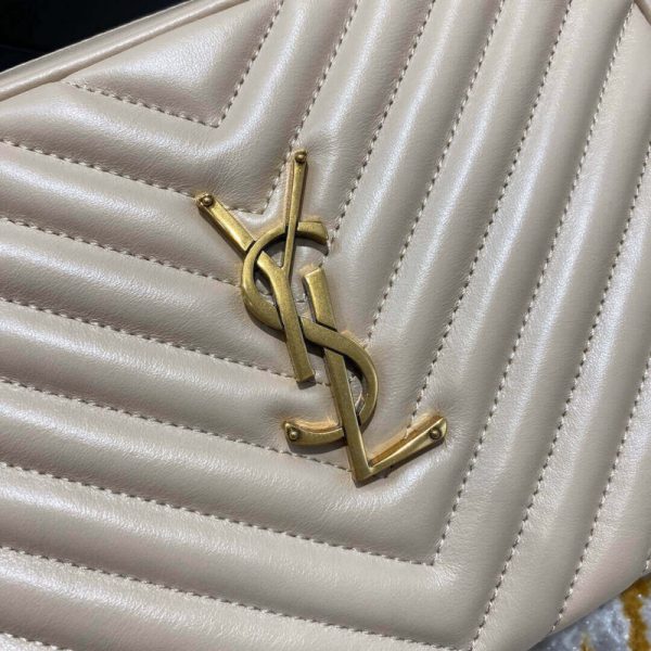 Replica YSL Quilted Leather Lou Camera Bag - Image 10