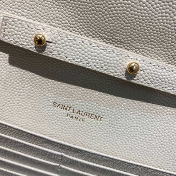 Replica YSL Monogram Chain Wallet - Mix Matelasse Leather - Image 16