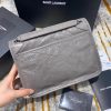 Best Replicas Bags - YSL Replica Niki Baby Crinkled Leather Bag Shop For Best Louis Vuitton LV Replica Bags With Cheap Price