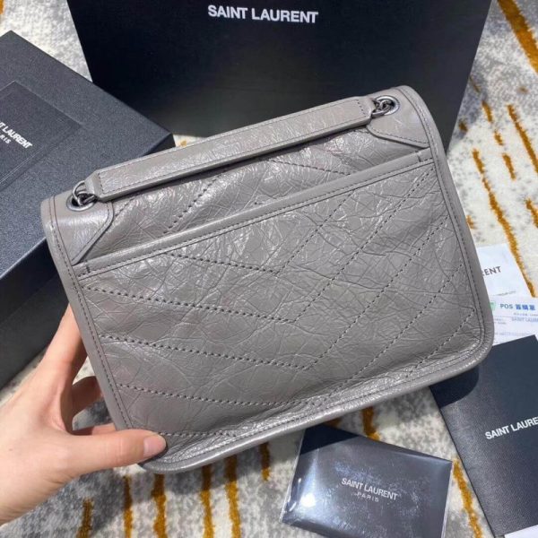 YSL Replica Niki Baby Crinkled Leather Bag - Image 2
