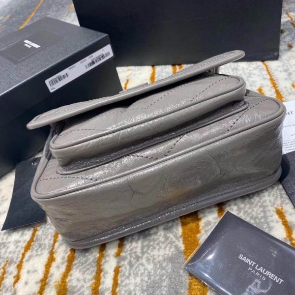 YSL Replica Niki Baby Crinkled Leather Bag - Image 5