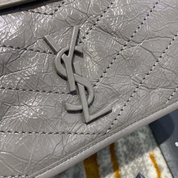YSL Replica Niki Baby Crinkled Leather Bag - Image 7
