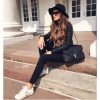 Best Replicas Bags - YSL Replica Chevron Monogram College Satchel - Black Shop For Best Louis Vuitton LV Replica Bags With Cheap Price