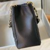Best Replicas Bags - Chanel Quilted Caviar Grand Shopping Tote Replica - Black A50995 Shop For Best Louis Vuitton LV Replica Bags With Cheap Price