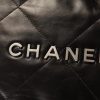 Best Replicas Bags - Black Chanel 22 Replica w/ Silver Metal Chain – Stylish & Elegant Shop For Best Louis Vuitton LV Replica Bags With Cheap Price