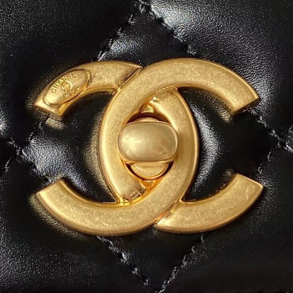 Chanel Mini Flap Replica Bag w/ Top Handle - Style As3886 - Image 8