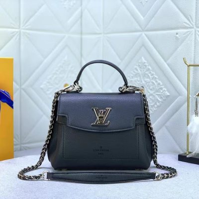 Replica LV Lockme Ever Mini Bag – Black M20997