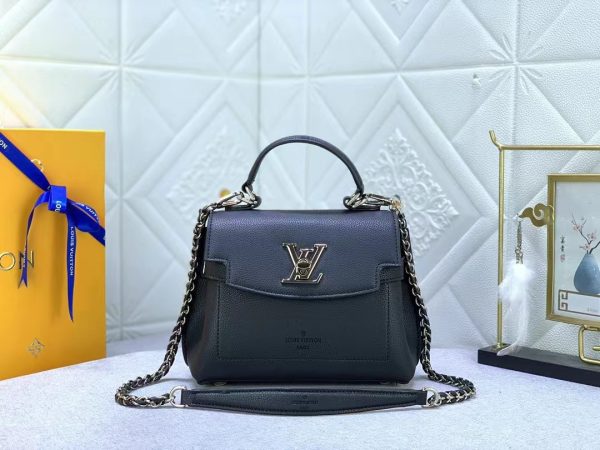 Replica LV Lockme Ever Mini Bag – Black M20997