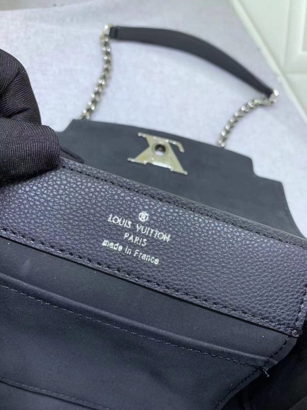 Replica LV Lockme Ever Mini Bag – Black M20997 - Image 4
