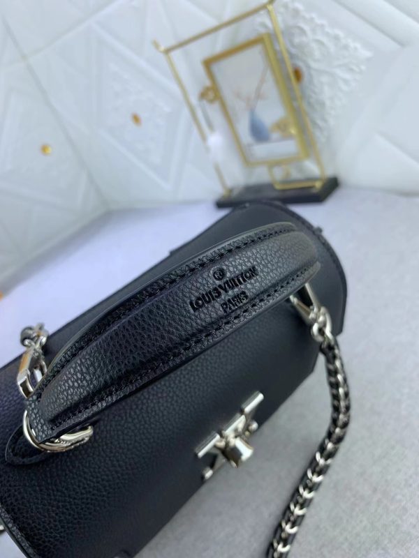 Replica LV Lockme Ever Mini Bag – Black M20997 - Image 5