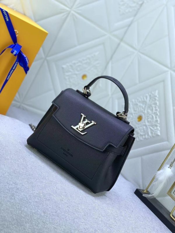 Replica LV Lockme Ever Mini Bag – Black M20997 - Image 8